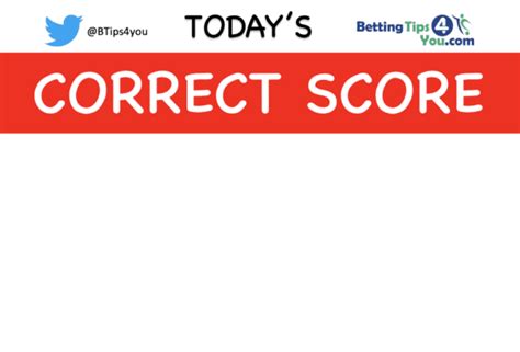 tip 724 correct score|Correct Score Tips & Accumulators .